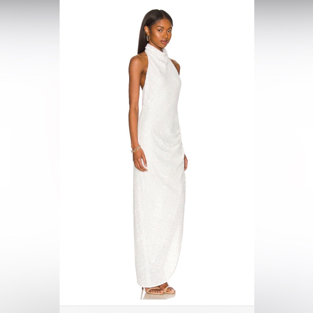 REVOLVE Samba Gown in White Sequin